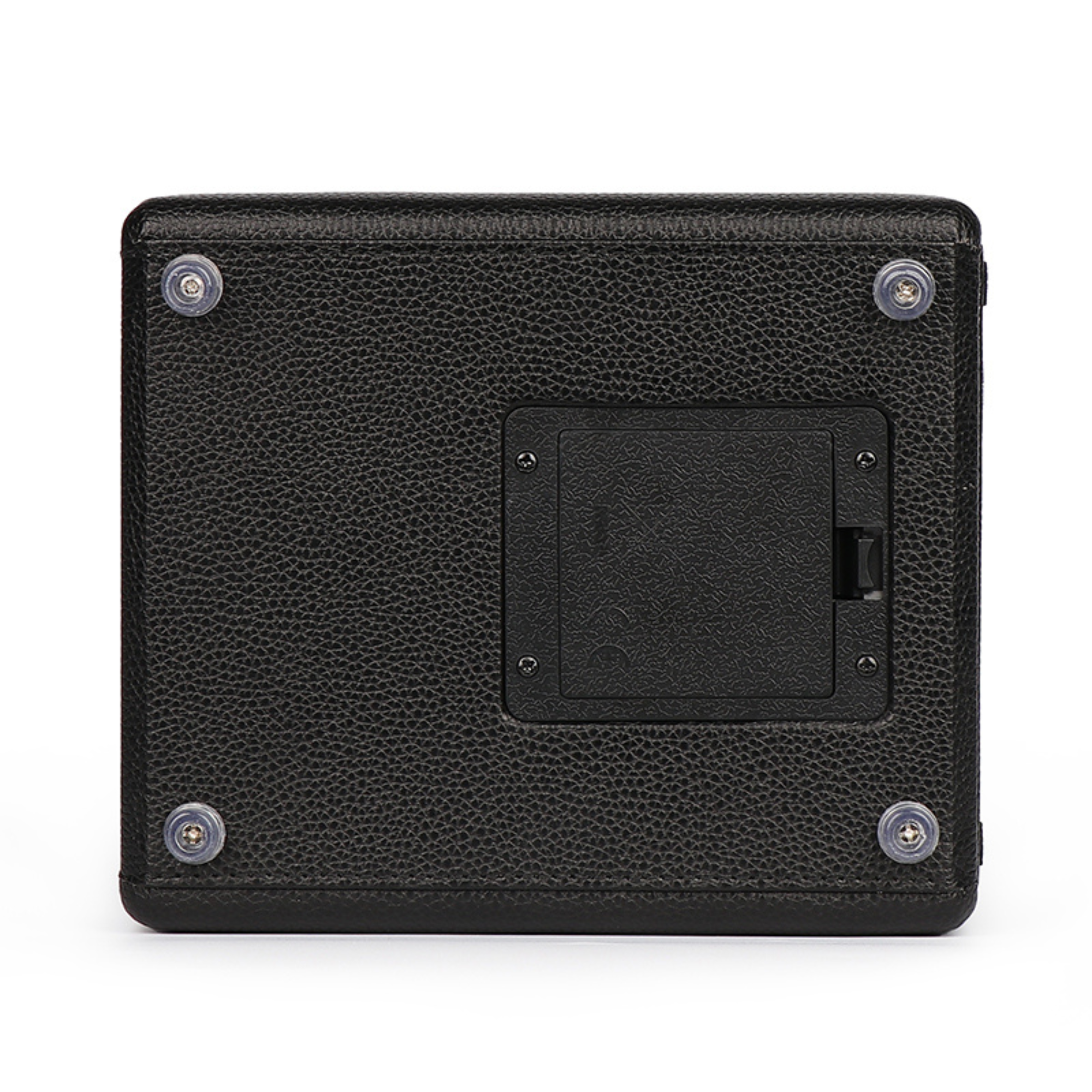 Evandale Single Watch Winder in Black Vegan Leather