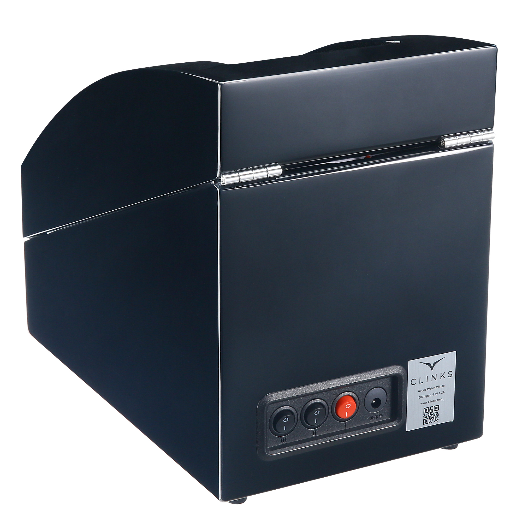 B-Ware – Avoca Uhrenbeweger für 2 + 2 Uhren in Schwarz (C)