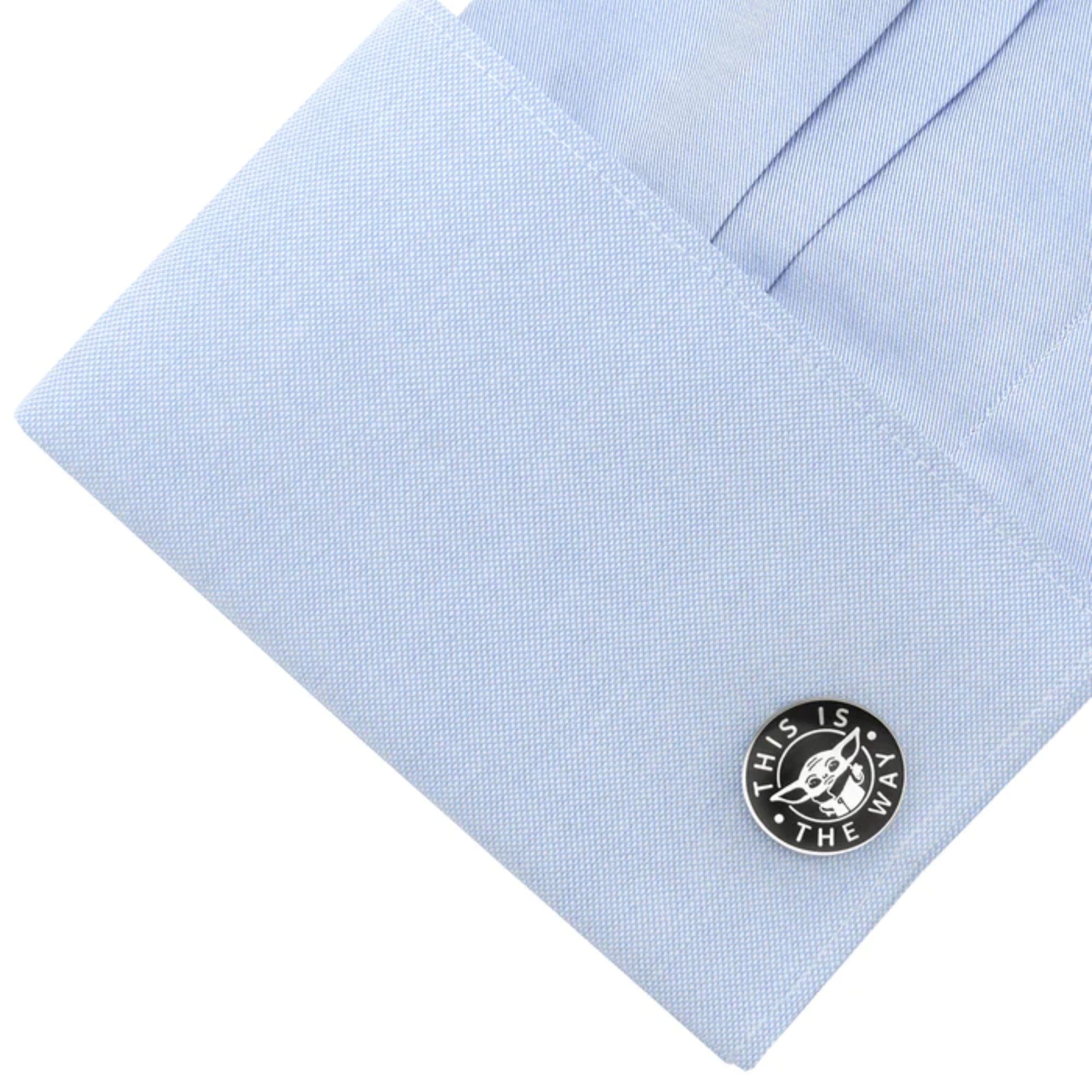 Grogu "This Is The Way" Cufflinks Novelty Cufflinks Star Wars