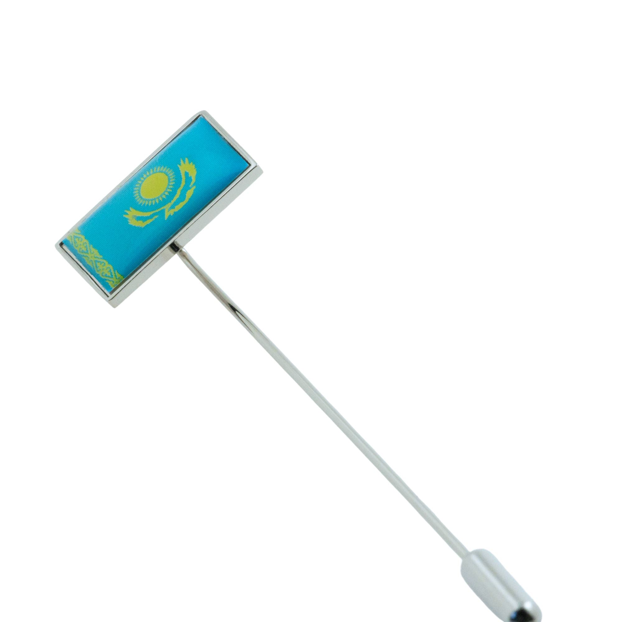 Flag of Kazakhstan Stick Pin Lapel Pin Clinks