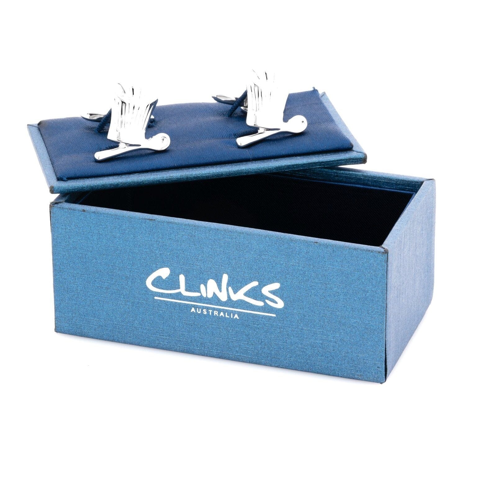 Chefs Hat & Spoon Silver Cufflinks Novelty Cufflinks Clinks Australia