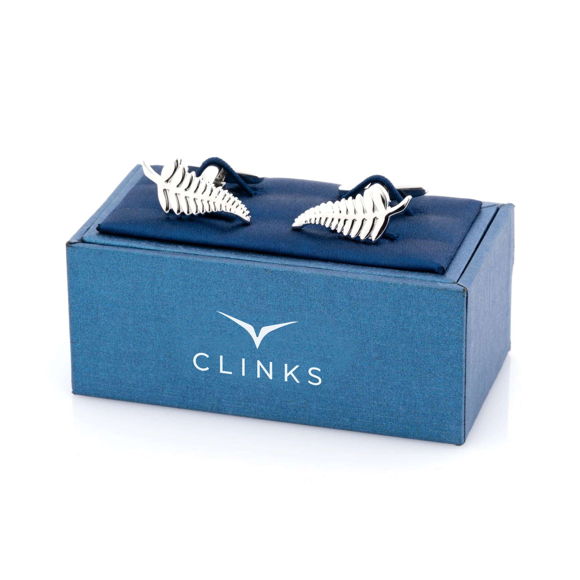 New Zealand Silver Fern Cufflinks Novelty Cufflinks Clinks Australia
