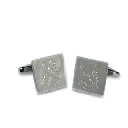 Santa Claus Christmas (engraved) Cufflinks Novelty Cufflinks Clinks Australia 