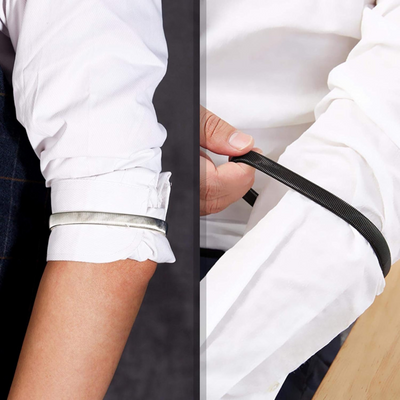 Arm Band Sleeve Holder in Silver