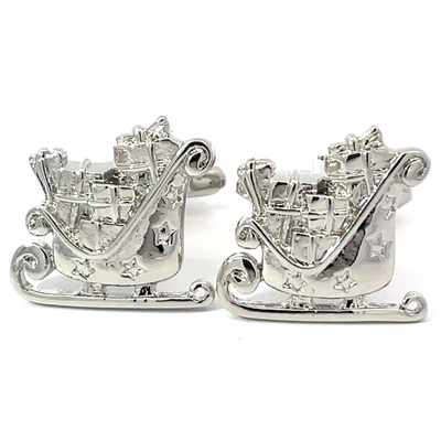 Santa Sleigh Cufflinks