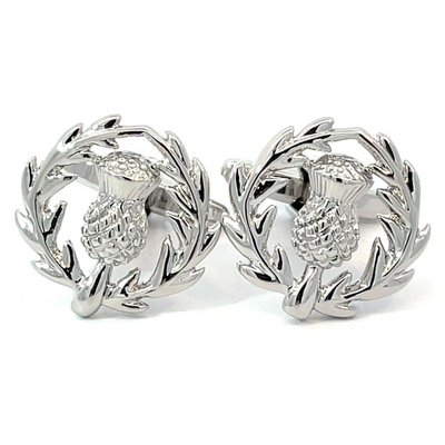 Scottish Thistle (Round) Cufflinks