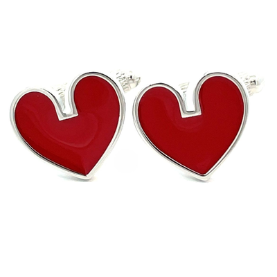 Suit of Hearts Cufflinks