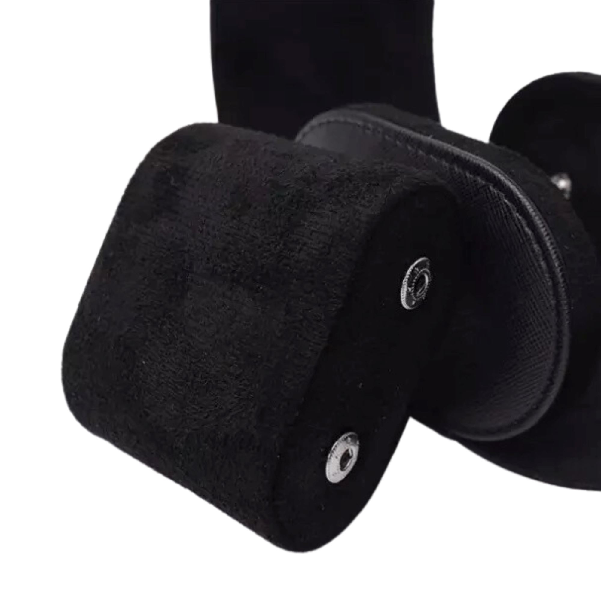 Seconds - Watch Roll Case for 1 in Black Vegan Leather