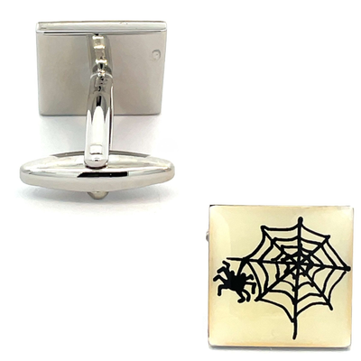 Spider in a Web Cufflinks