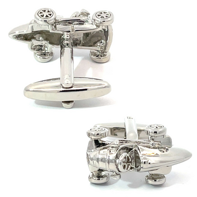 Retro Racing Car Cufflinks
