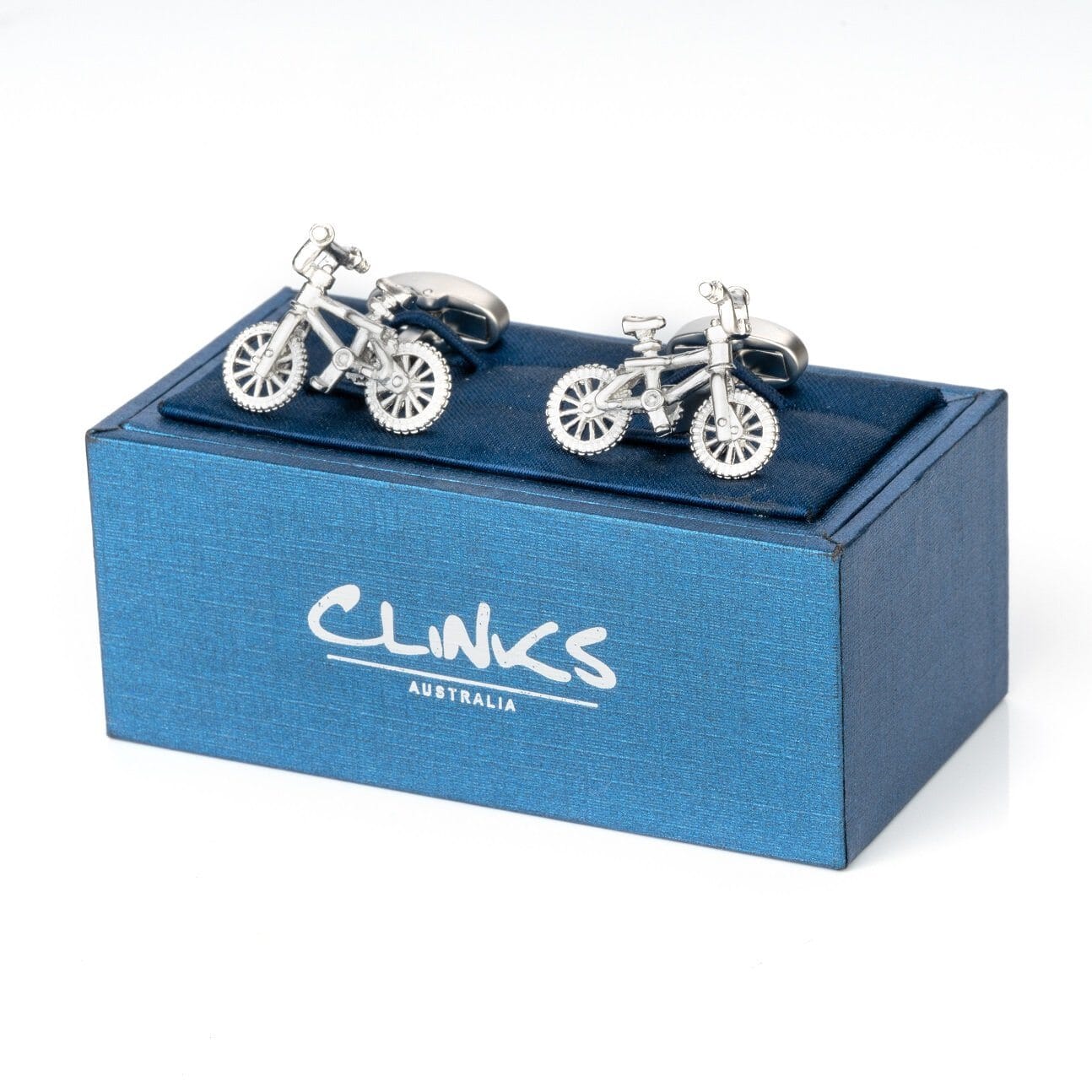Silver Bicycle Cufflinks Novelty Cufflinks Clinks Australia 