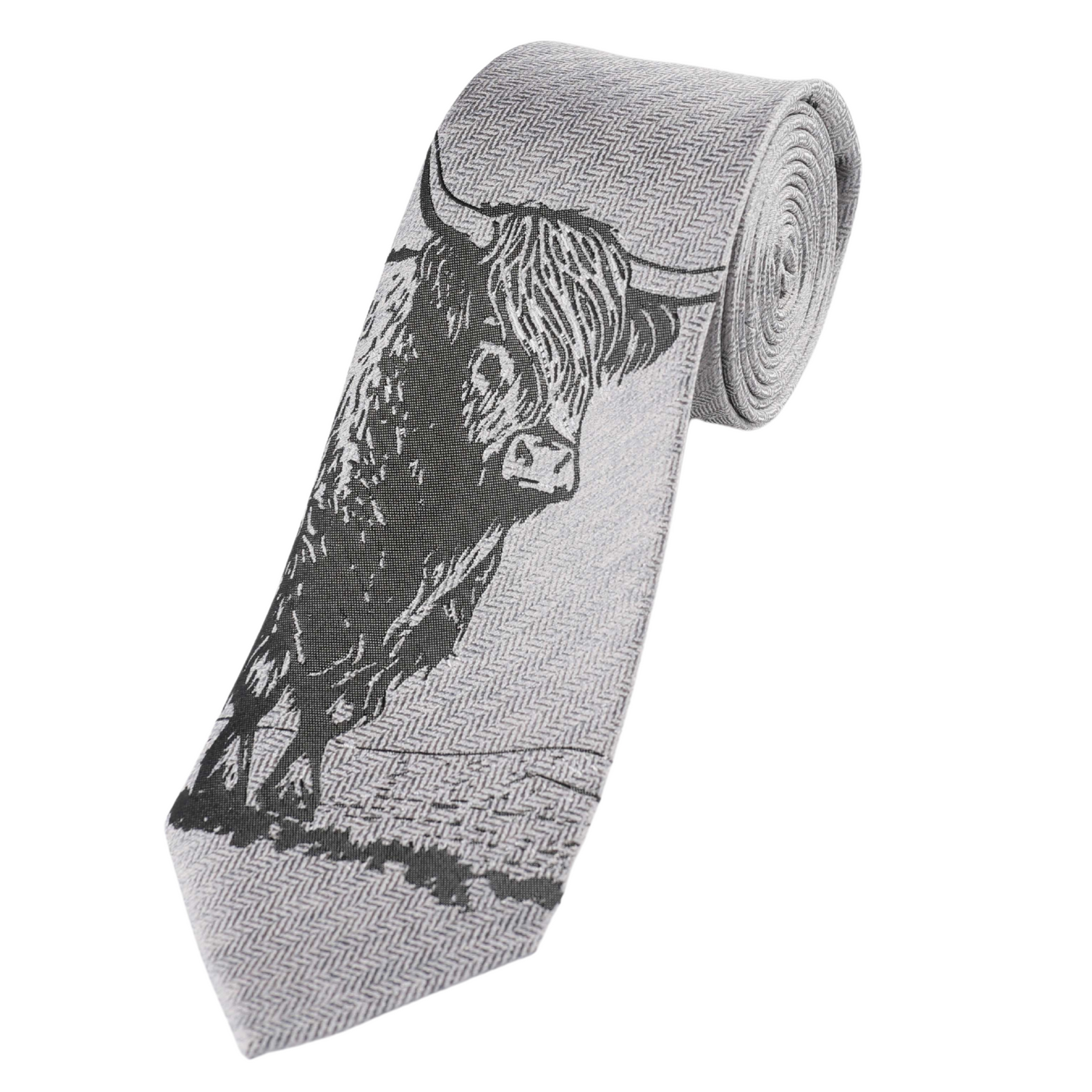 Bull Silver Tie