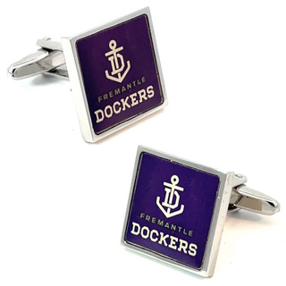 AFL-Manschettenknöpfe Fremantle Dockers Logo in Farbe