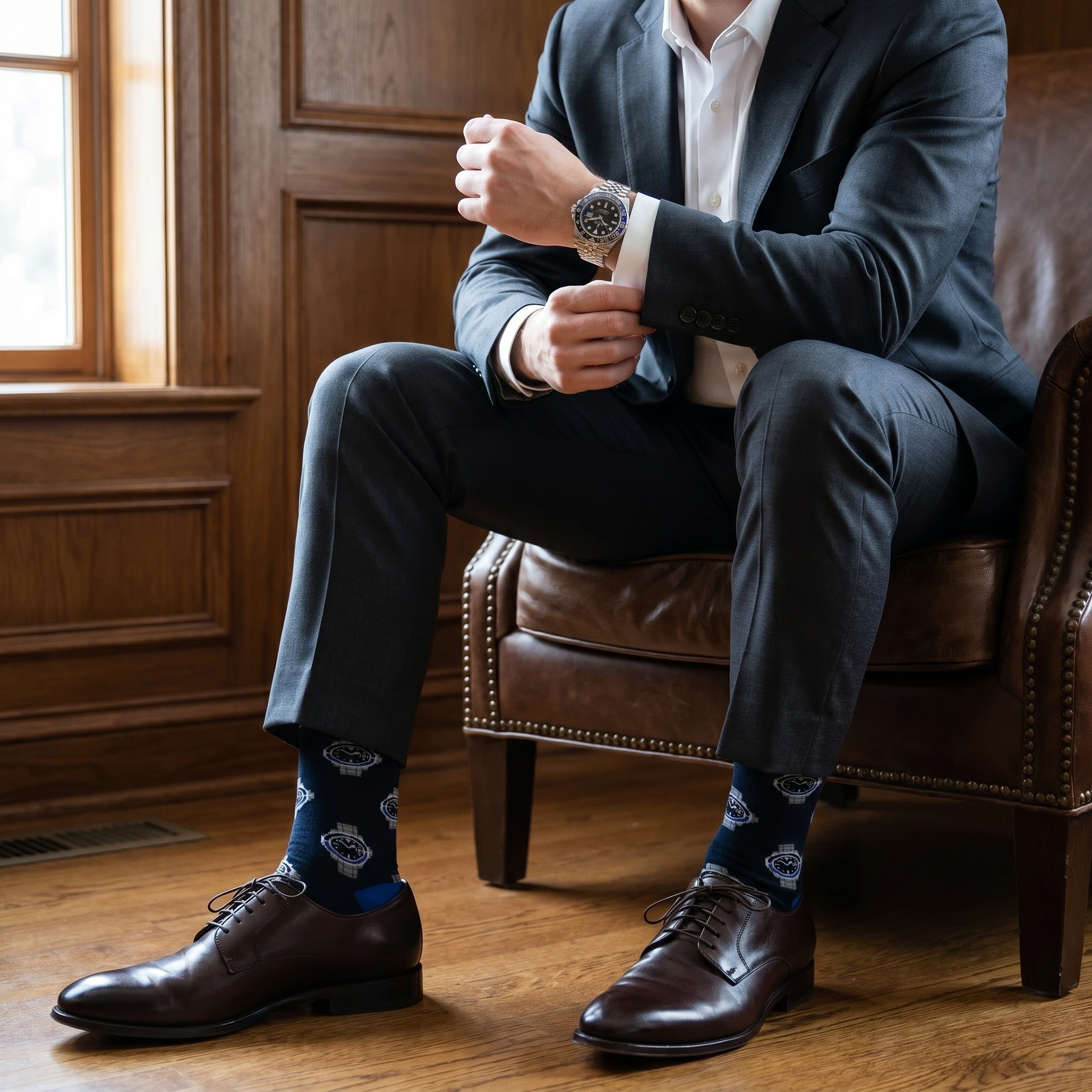 Batman Uhren-Socken von Dapper Roo