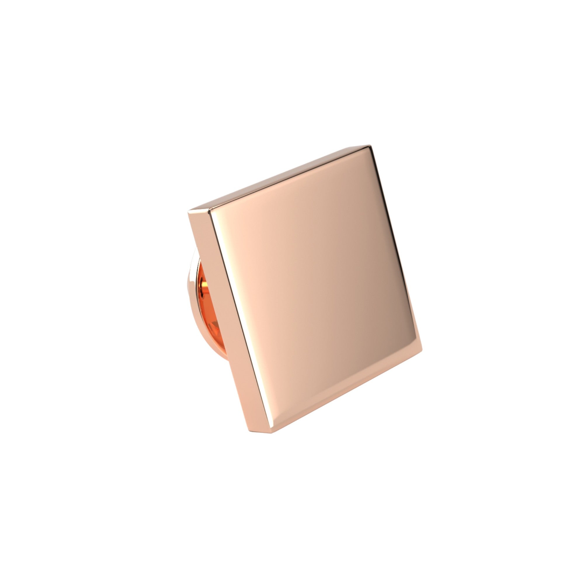 Square Engravable Lapel Pin (Blank)