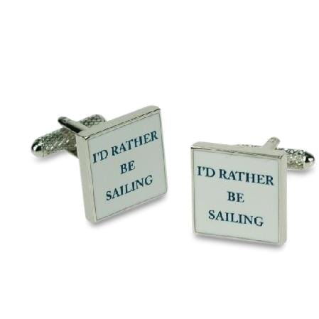 I'd rather be Sailing Cufflinks
