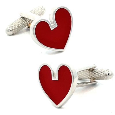 Suit of Hearts Cufflinks