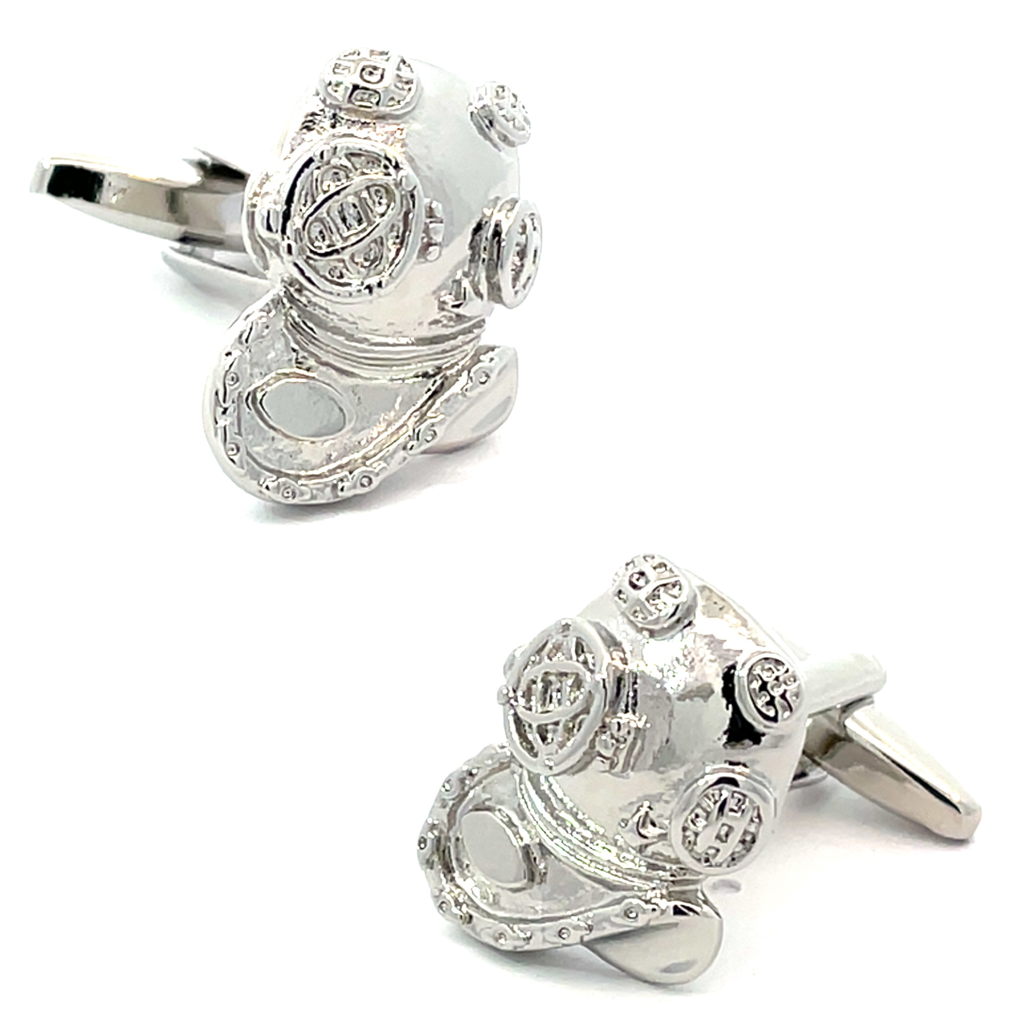 Diver's Helmet Cufflinks