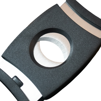 Black Two Finger 54 Ring Gauge Cigar Cutter