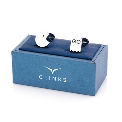 Game over Arcade Cufflinks Silver
