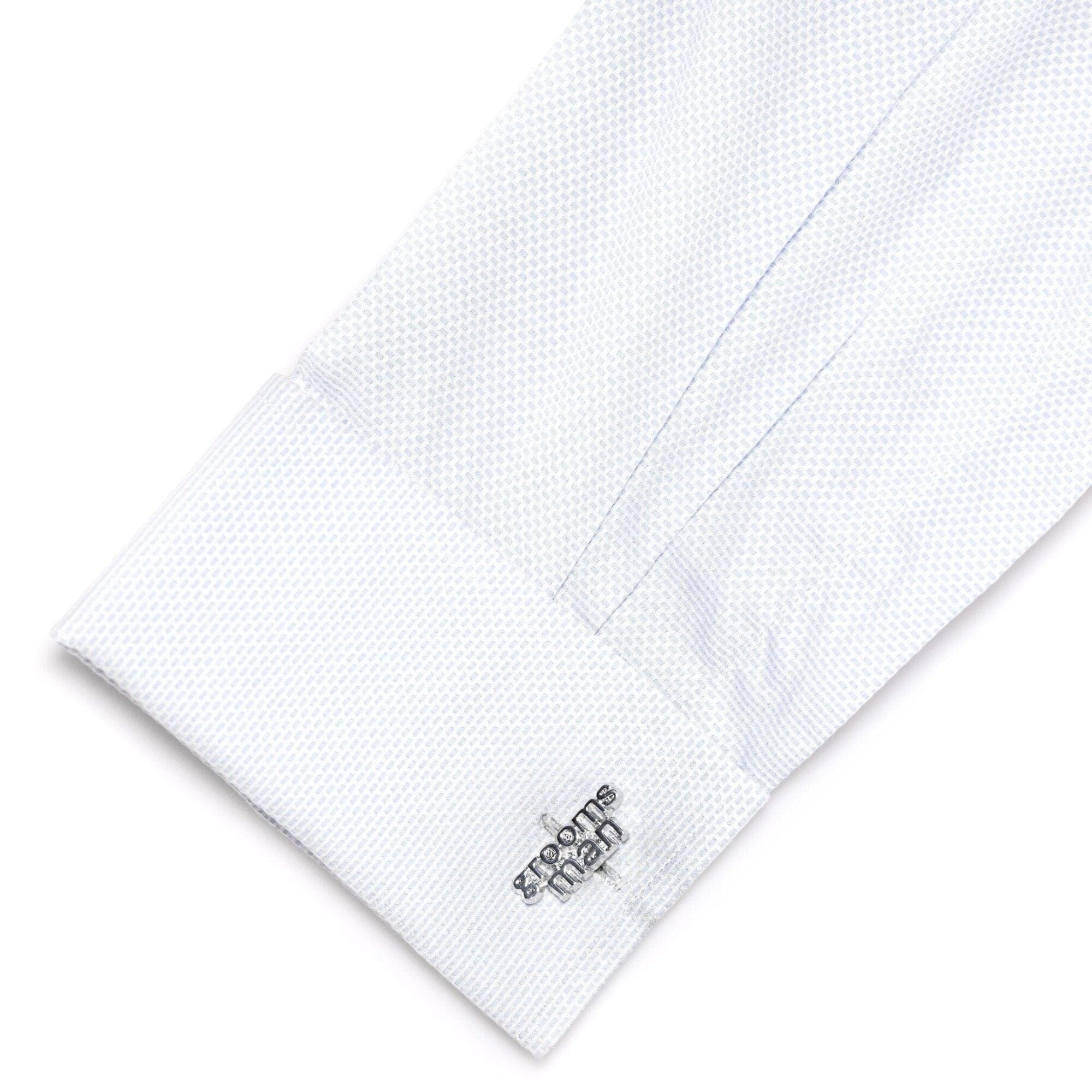 Groomsman cut-out style Wedding Cufflinks Wedding Cufflinks Clinks Australia 