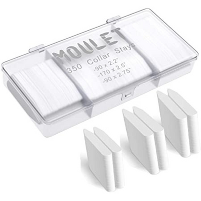 350 Plastic Collar Stays (3 sizes)