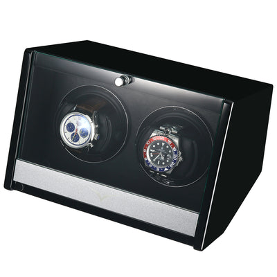 Theodore Watch Winder for 2 Black