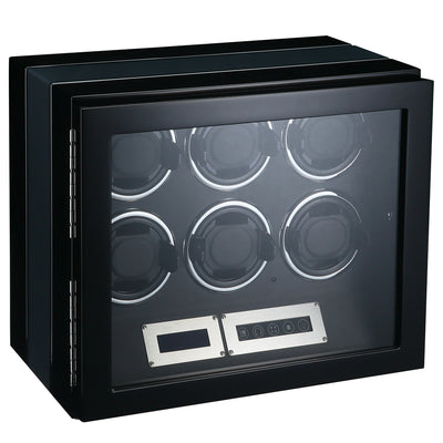 Flinders Watch Winder for 6 Watches with Fingerprint Lock