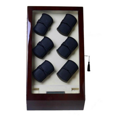 Kosciuszko Watch Winder Box for 12 + 2 Watches in Mahogany