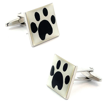 Paw Print Cat Cufflinks