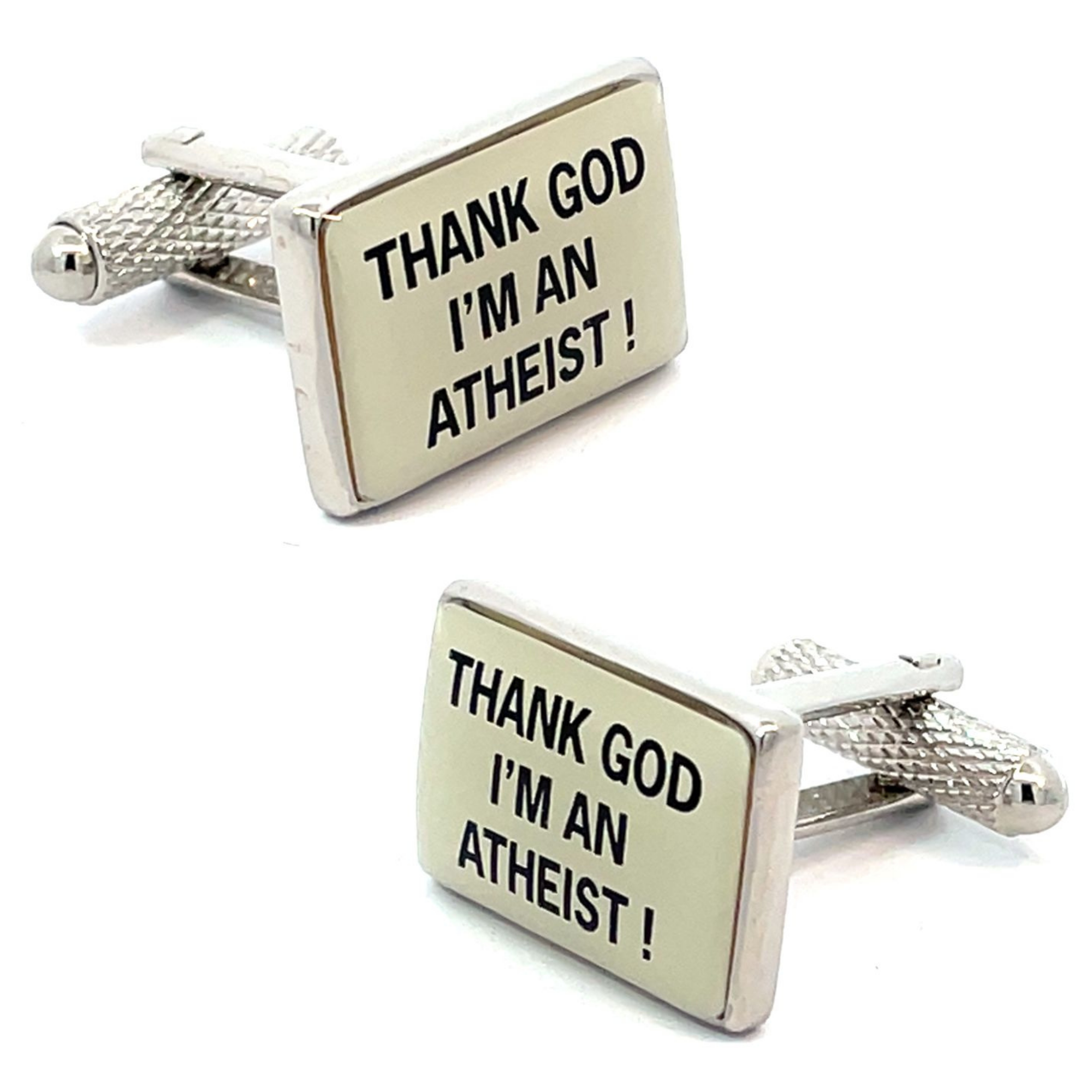 Thank God I'm an Atheist Cufflinks