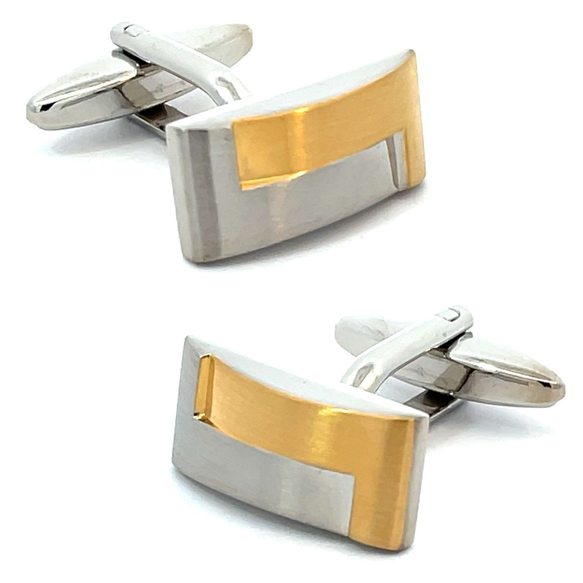 Two Tone Intertwine Cufflinks