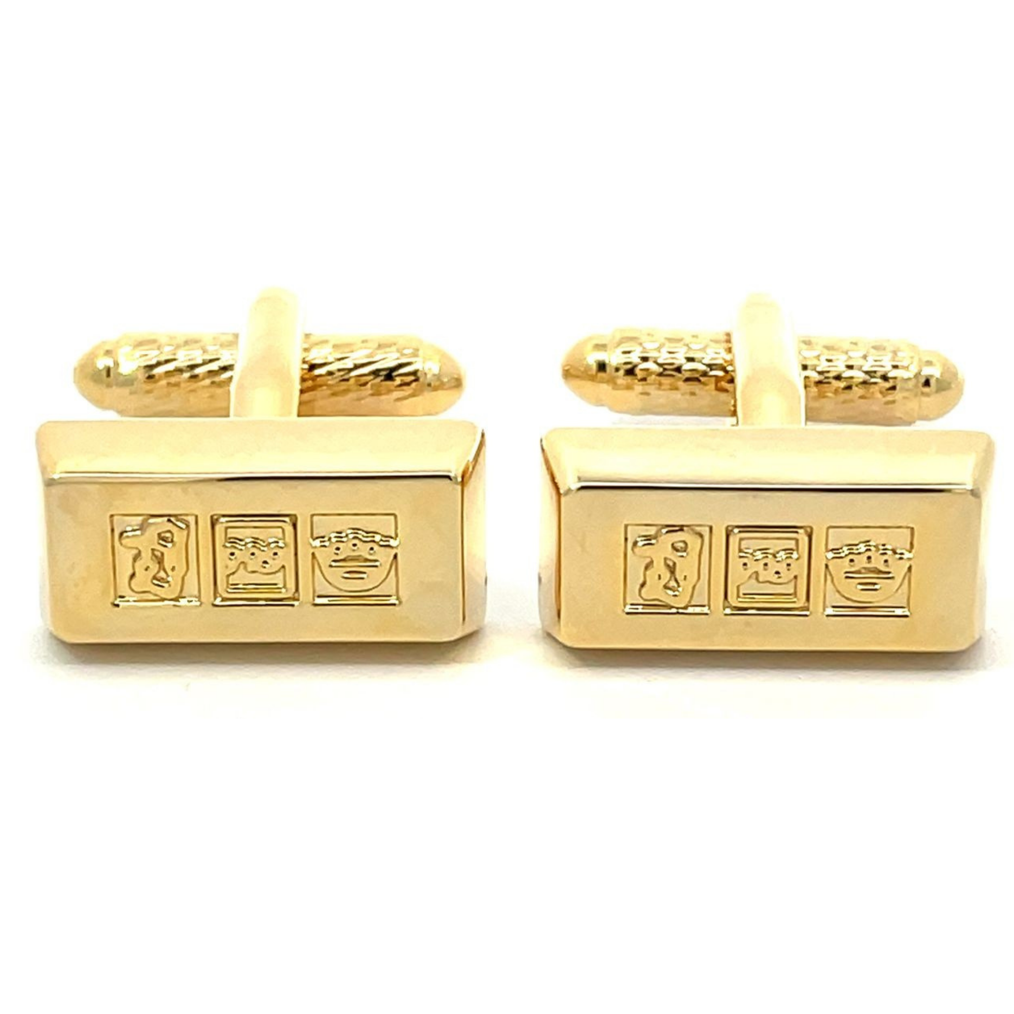 Gold Ingot Cufflinks