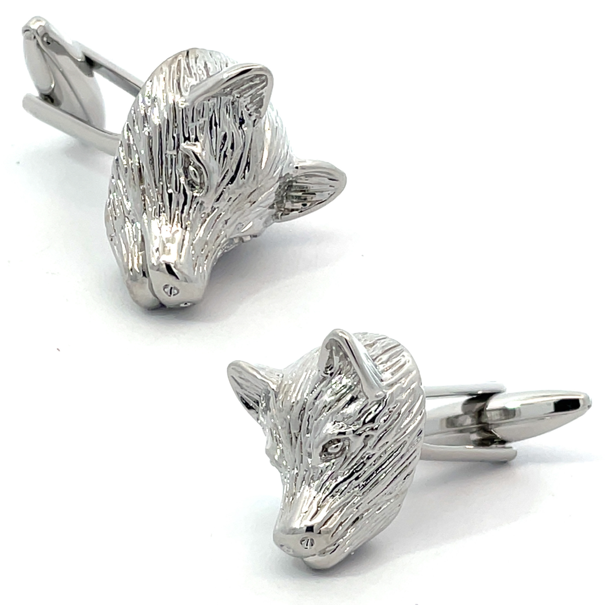 Boar Pig Head Cufflinks