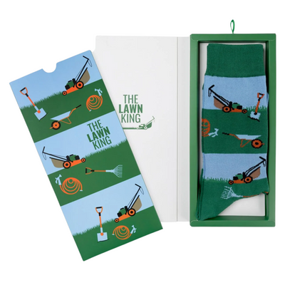 Mens Lawn King Bamboo Sock Card