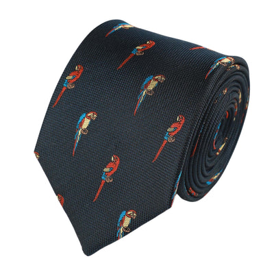 Parrot Dark Navy Tie
