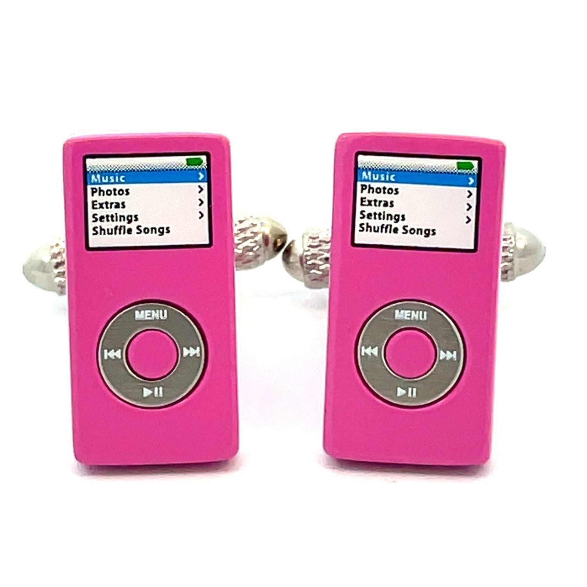 MP3-iPod-Player-Manschettenknöpfe in Pink