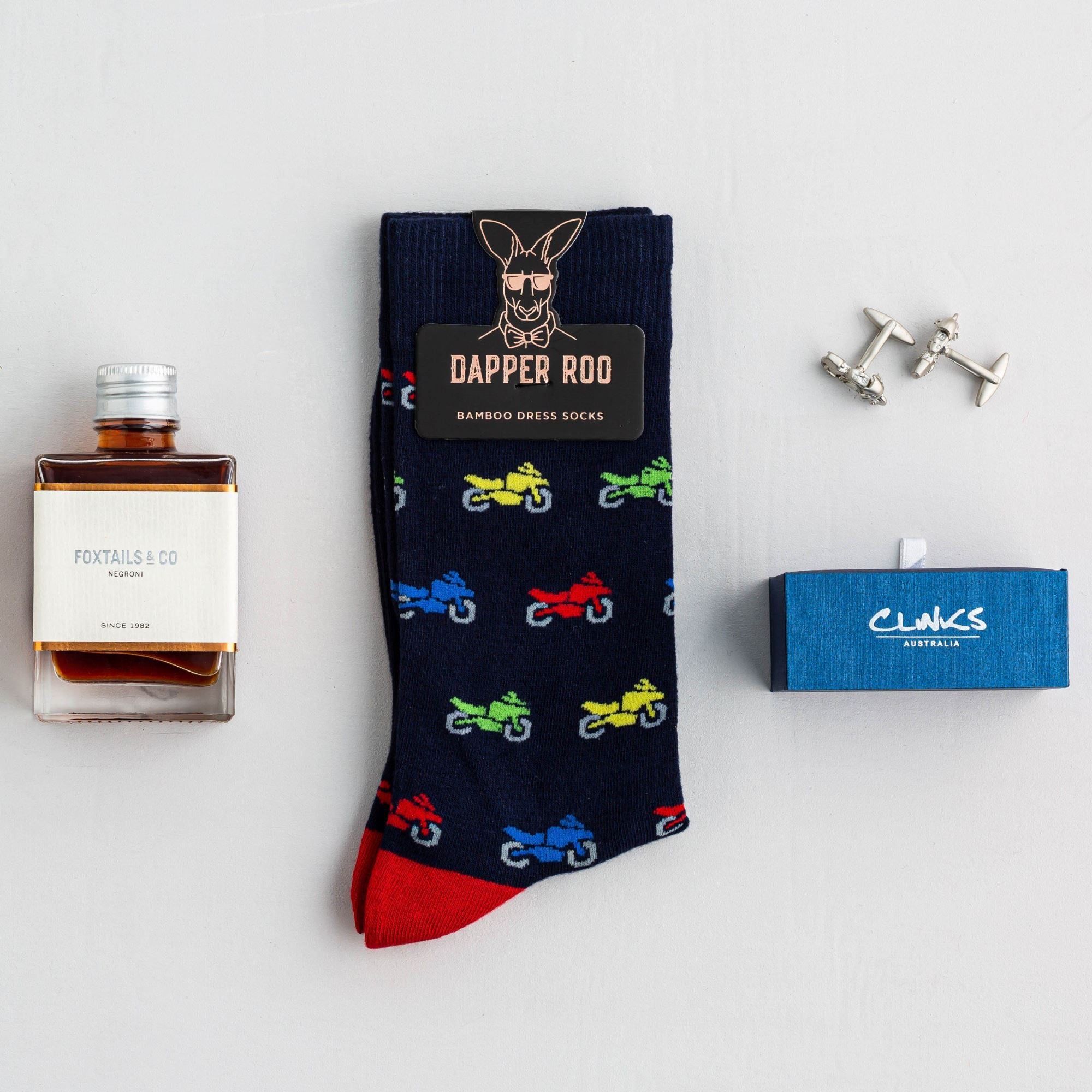 Motorcycle Cocktail Gift Set Gift Set Clinks 