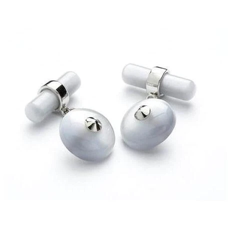 Oracle Grey Cufflinks (with Chain)