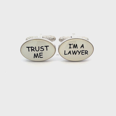 Trust Me Lawyer Cufflinks