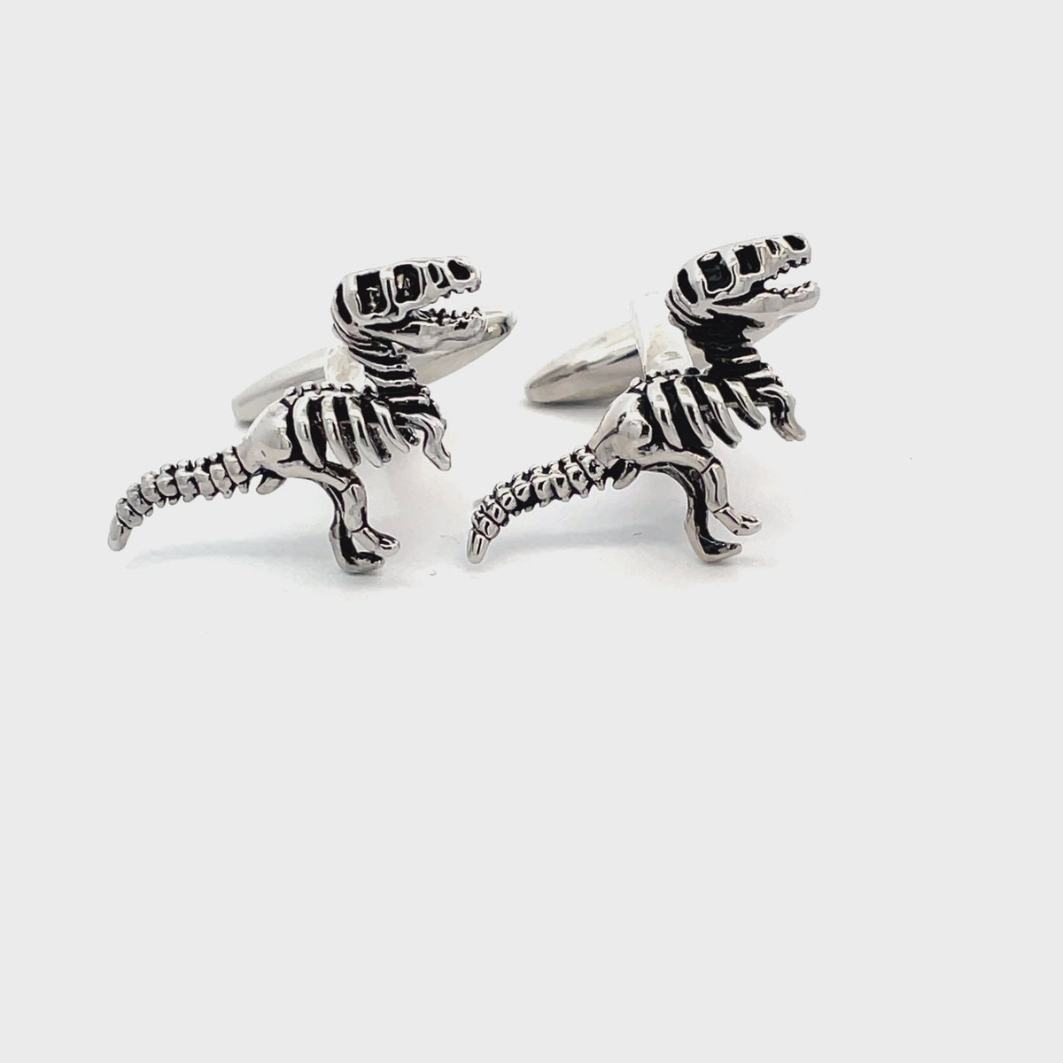 T-Rex Skeleton Dinosaur Cufflinks