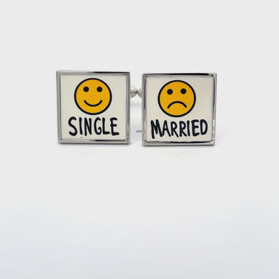 Two States of Being Wedding Cufflinks