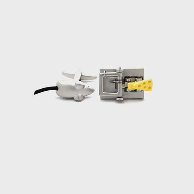 Mouse & Mouse Trap Cufflinks