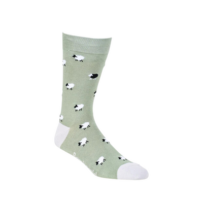 Mens Black Sheep Bamboo Sock