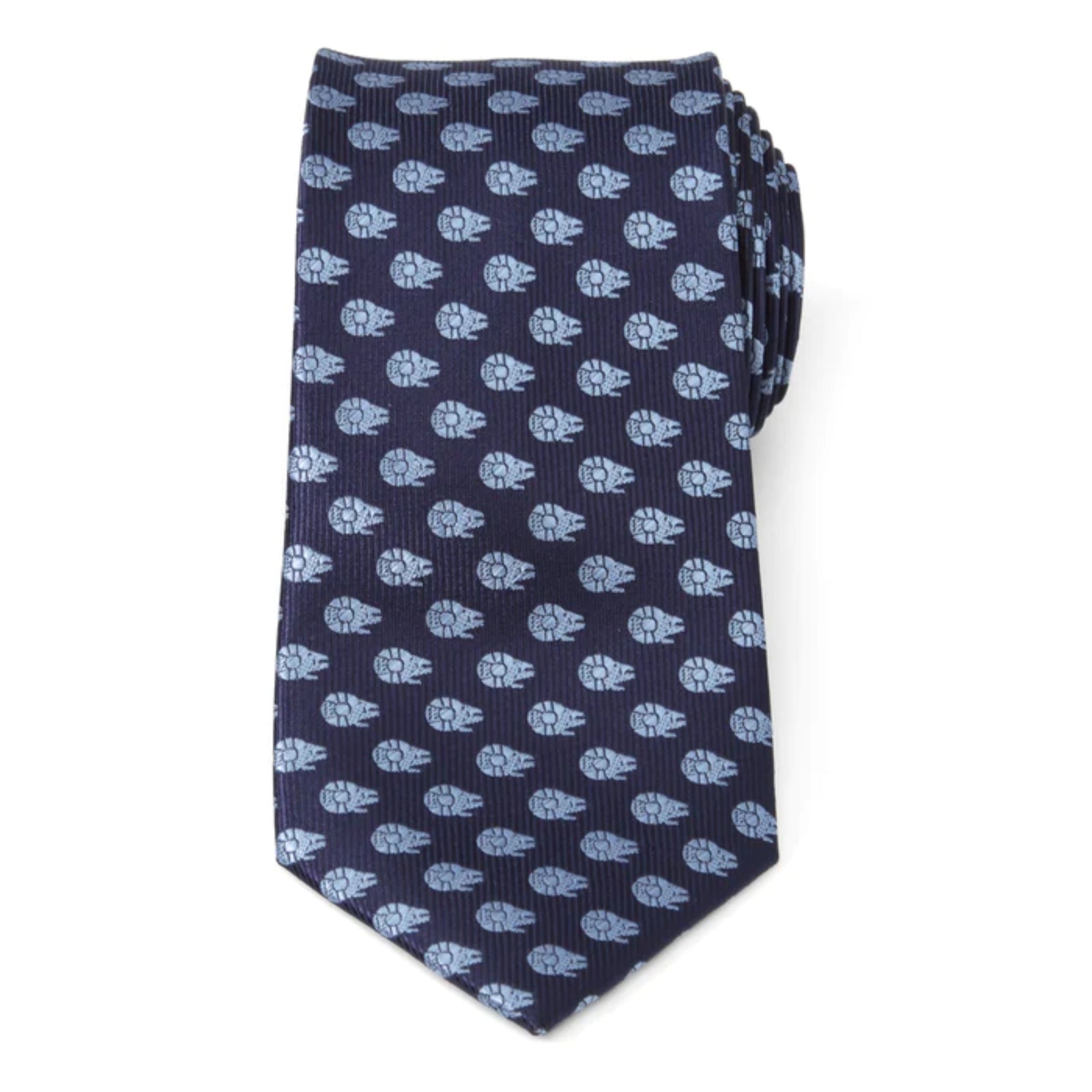 Star Wars Millennium Falcon Blue Tonal Mens Tie