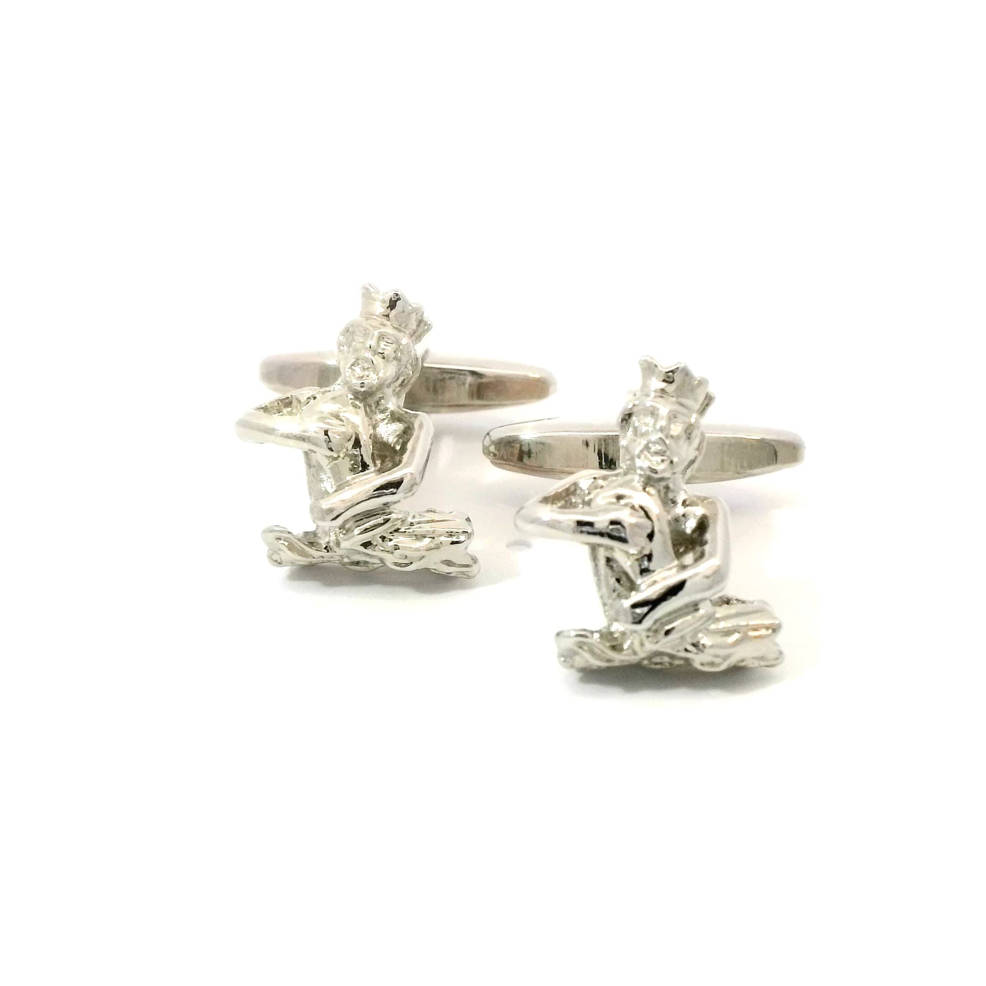 Aquarius Water Carrier Silver Cufflinks Novelty Cufflinks Clinks Australia Aquarius Water Carrier Cufflinks 