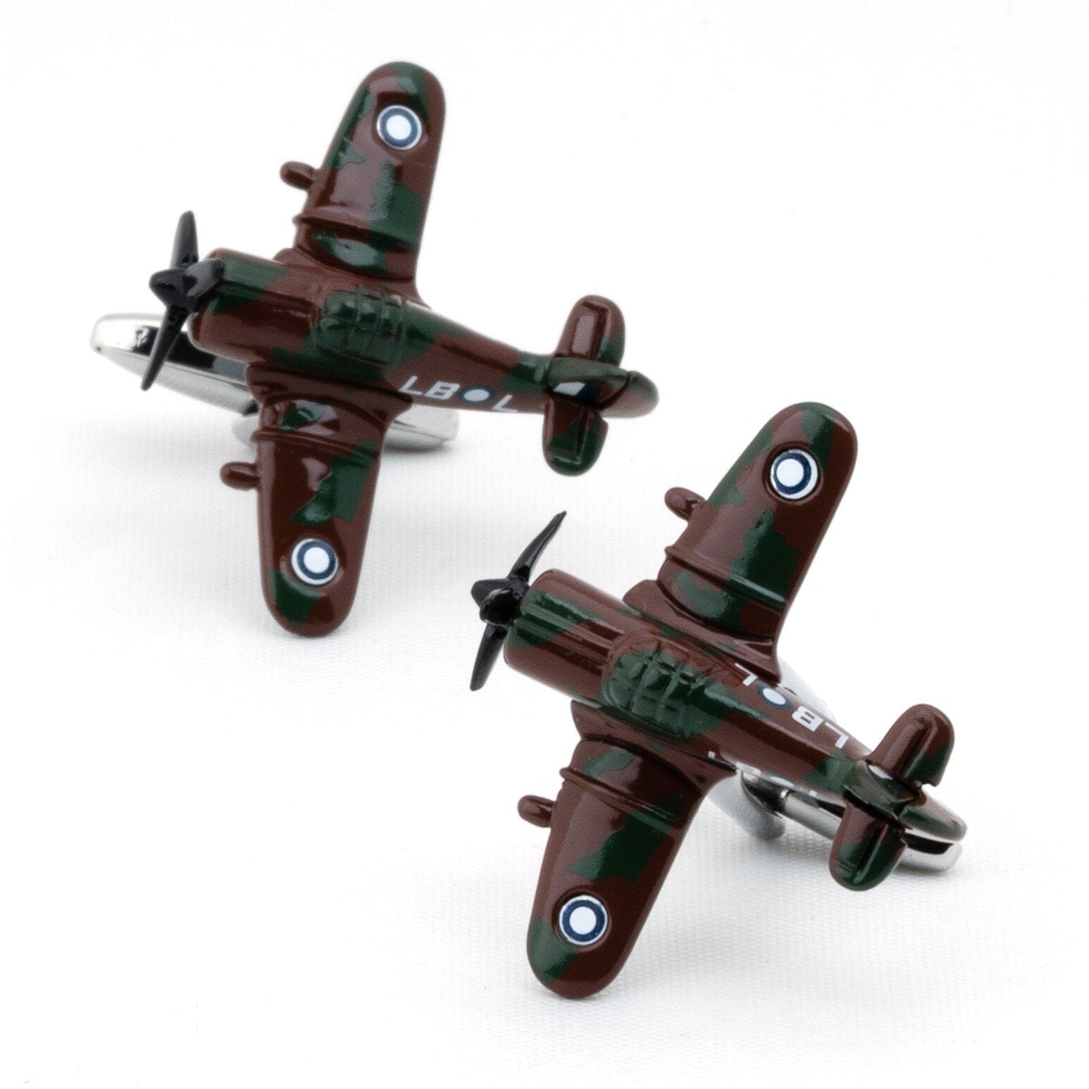CAC Boomerang Fighter Airplane Cufflinks Camouflage Novelty Cufflinks Clinks Australia 