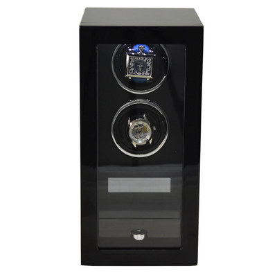 Yarra Duo Watch Winder for 2 + Drawer with Fingerprint Lock