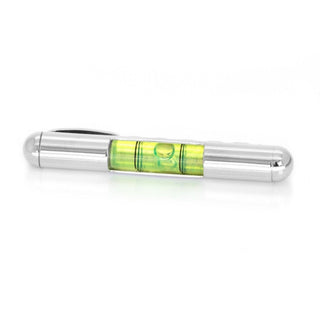 Green Spirit Level Tie Bar Tie Clips Clinks Green Spirit Level Tie Bar 