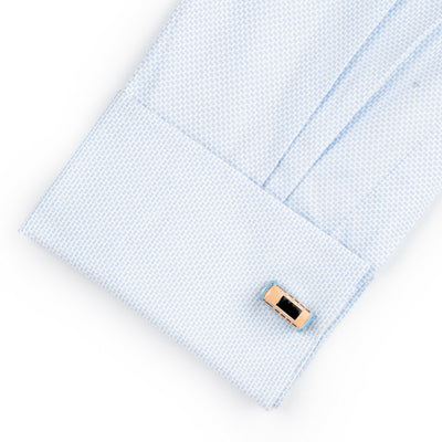 VW Kombi Van Blue Cufflinks